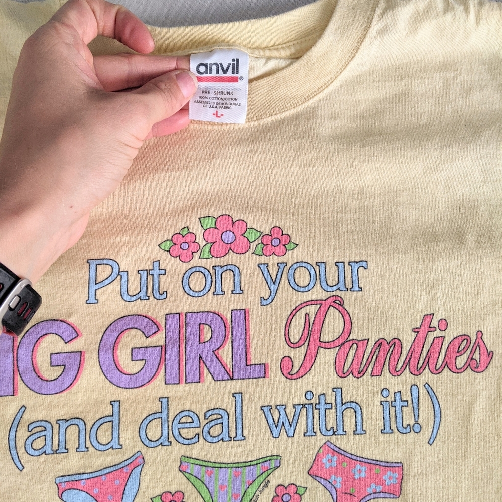 Novelty Big Girl 🩲 Tee - Picture 4 of 5